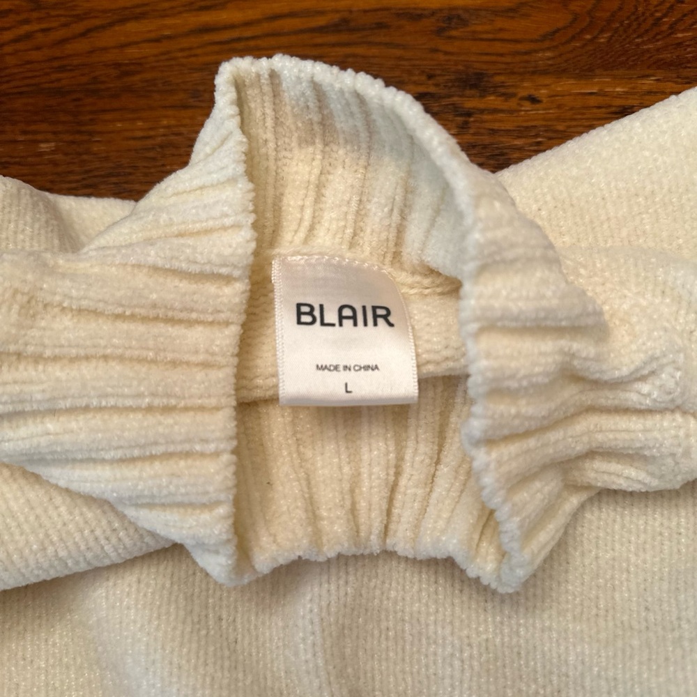 Blair Ivory Ribbed Sweater